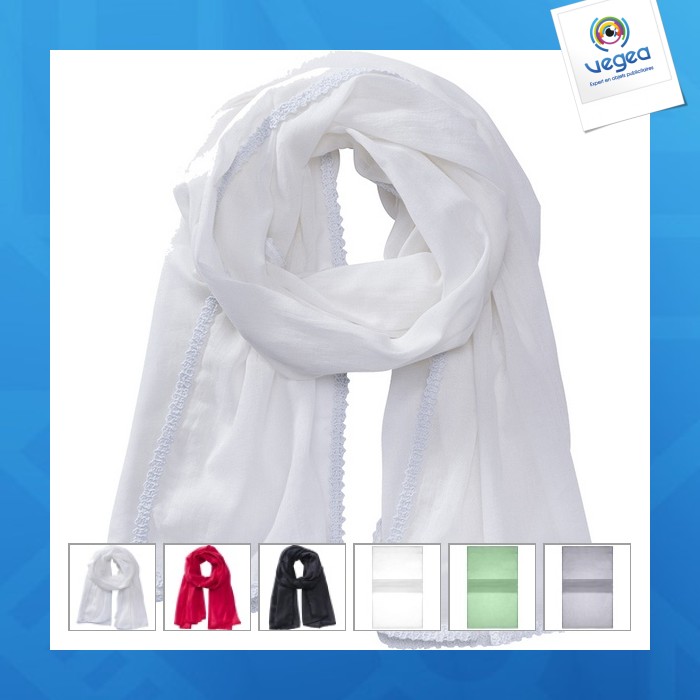 écharpe personnalisable légère