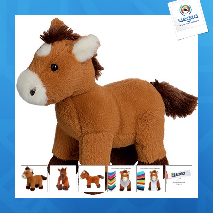 Peluche cheval promotionnelle - mbw