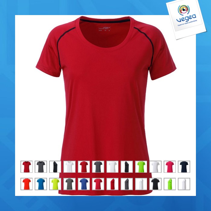 Maillot running publicitaire femme - james nicholson