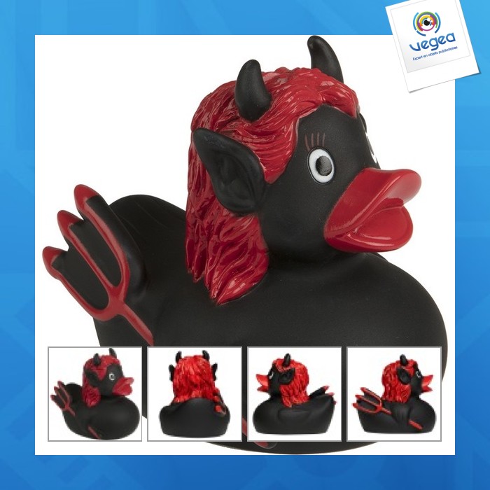 Canard publicitaire halloween diable - mbw