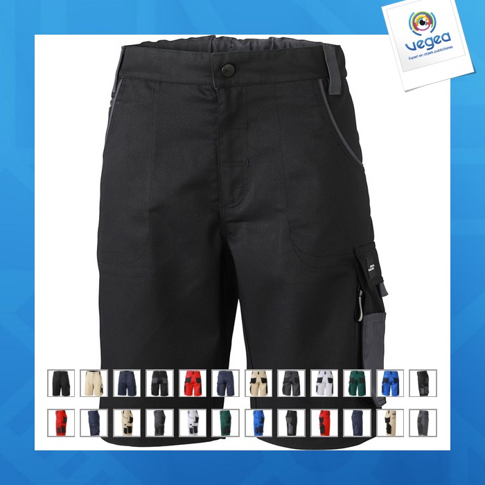 Short personnalisé workwear - james nicholson