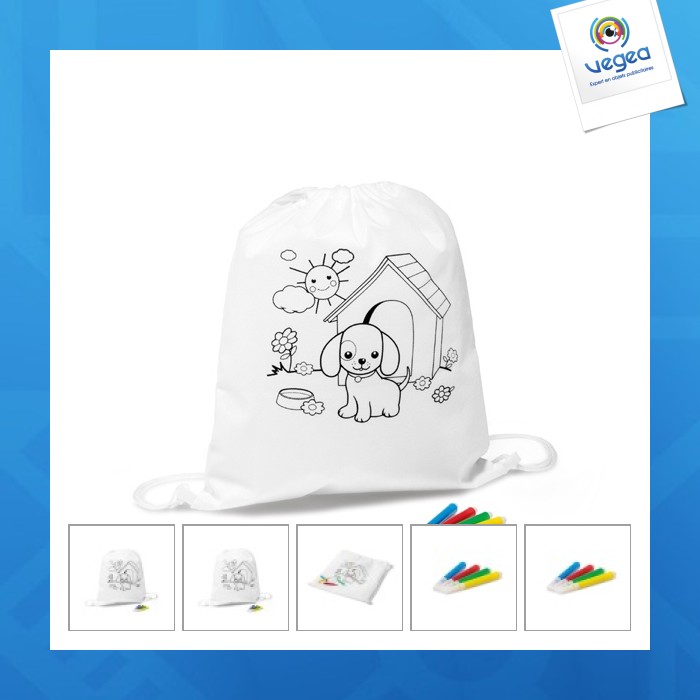 Sac à dos pour colorier