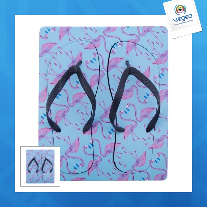 Tongs publicitaires quadri