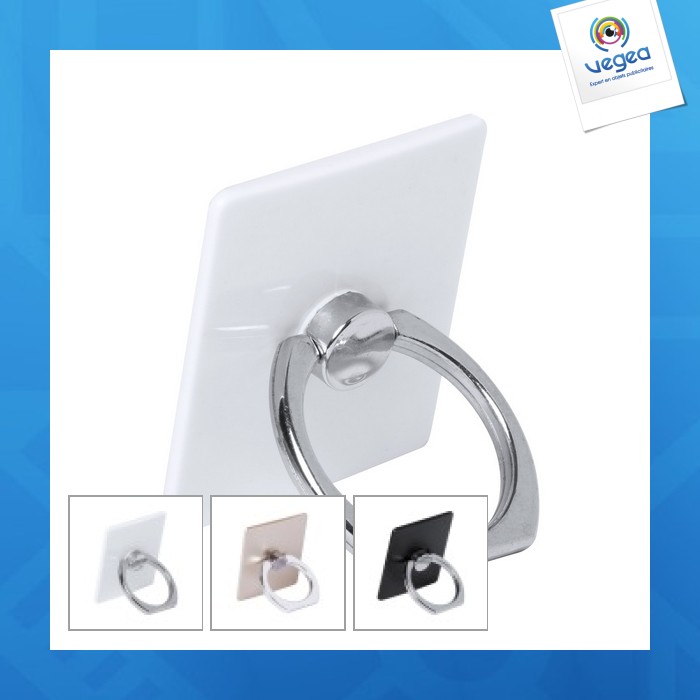 Support de téléphone avec logo avec bague