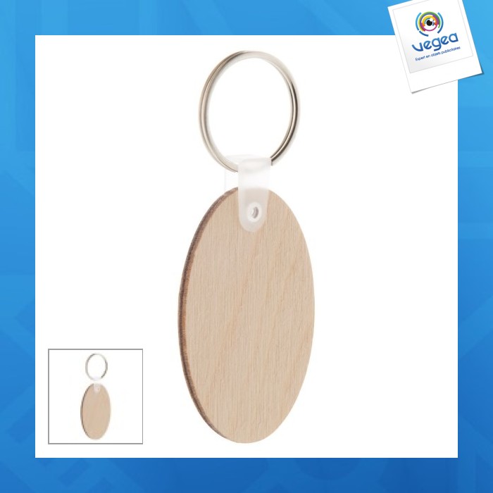 Porte-clés en bois personnalisé