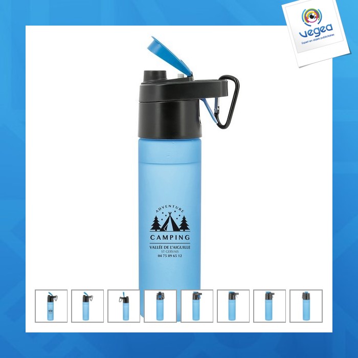 Gourde brumisateur publicitaire 60cl