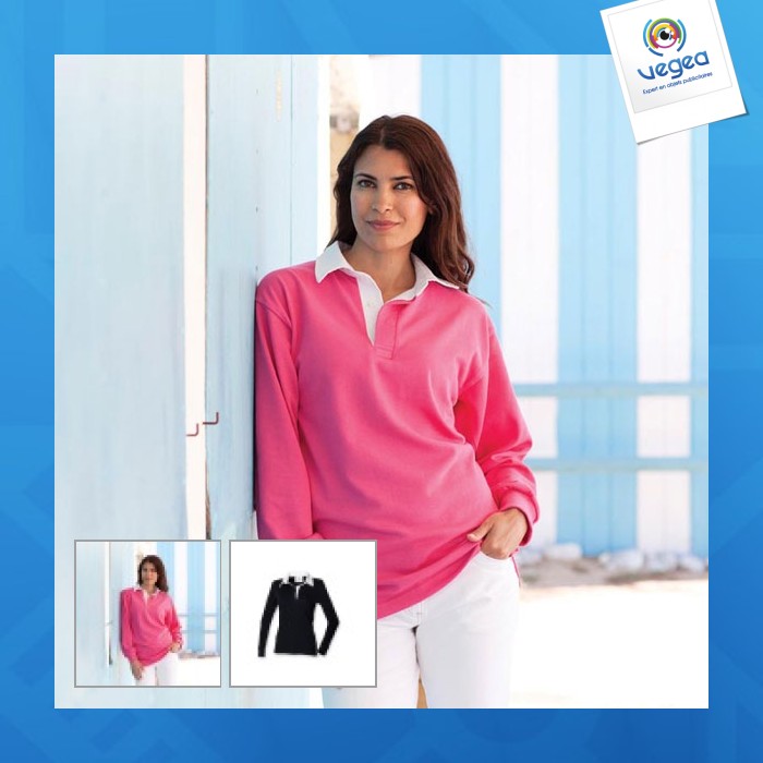 Polo rugby femme