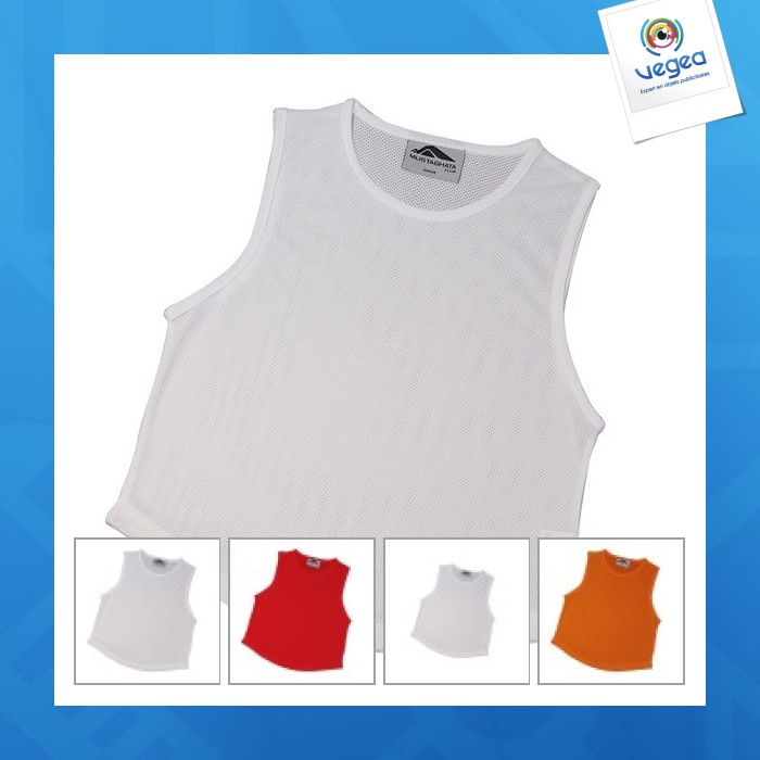 Chasuble de sport publicitaire adulte unisexe - club senior