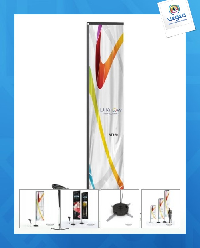Voile rectangle 4m20