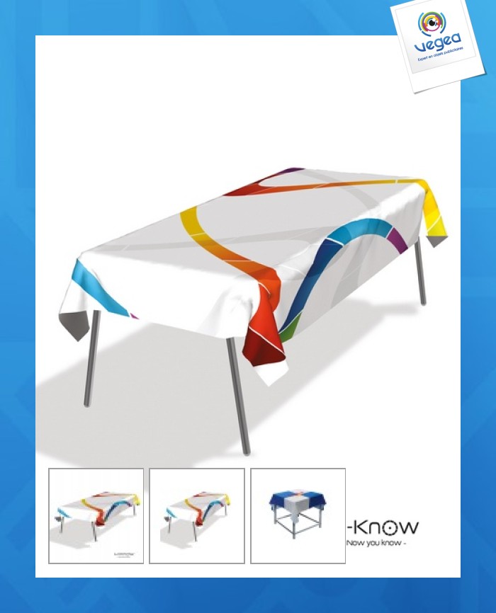Nappe personnalisable 150x150cm
