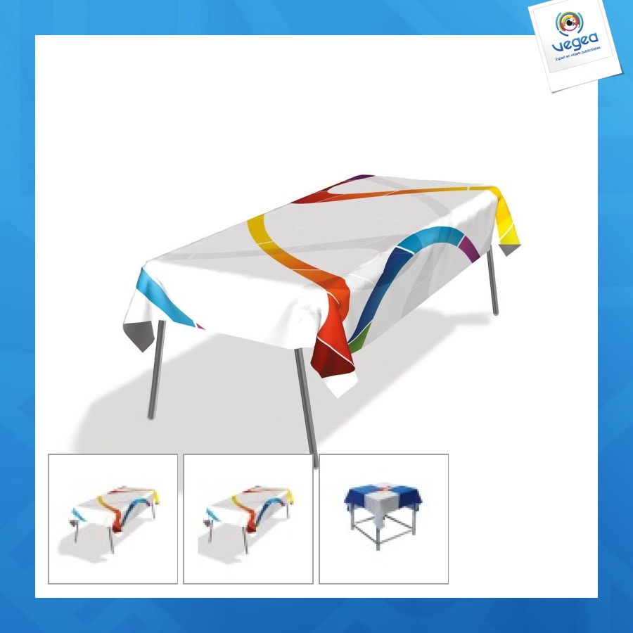 Nappe personnalisée quadri 150x300cm