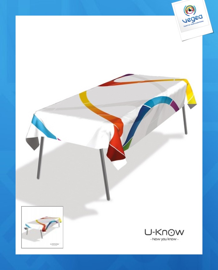 Nappe promotionnelle quadri 250x250cm