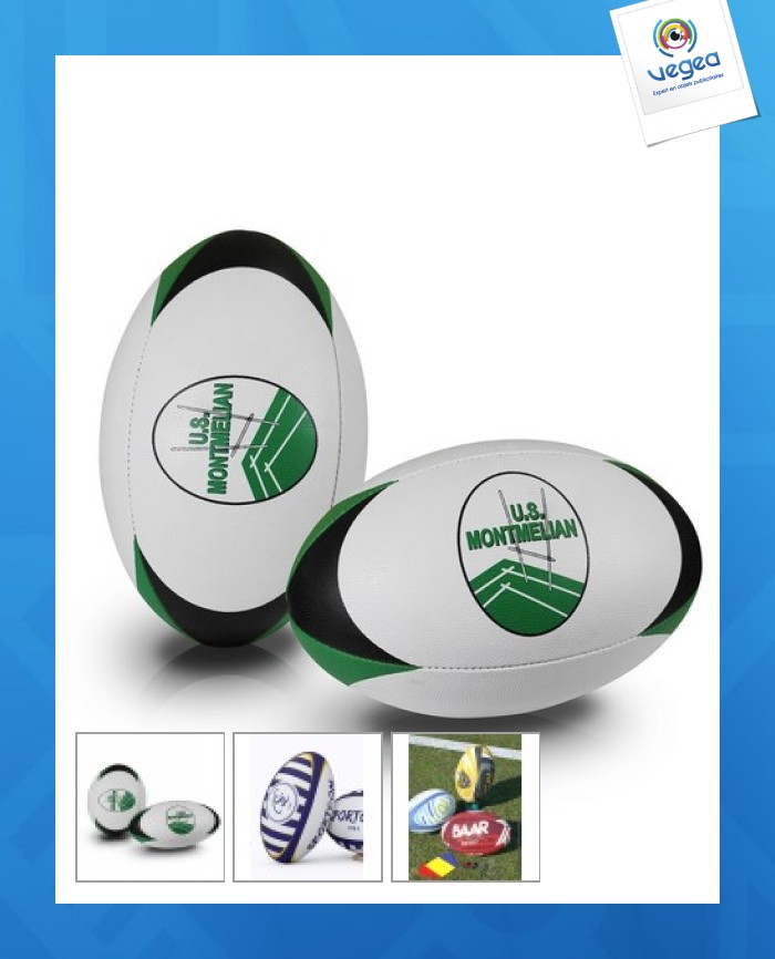 Ballon rugby rubber officiel