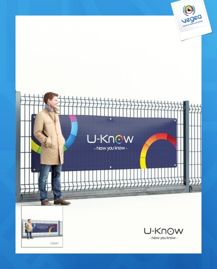 Banderole publicitaire knitt