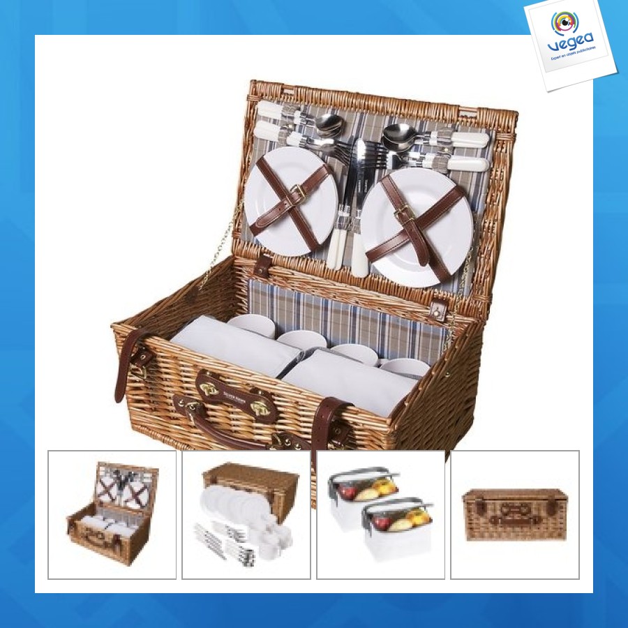 Qualitytime panier pique-nique publicitaire