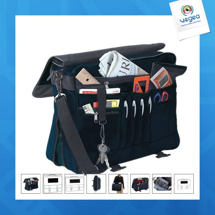 Porte-documents publicitaire avec ceinture