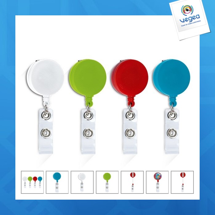 Badge : porte-badge personnalisé extensible