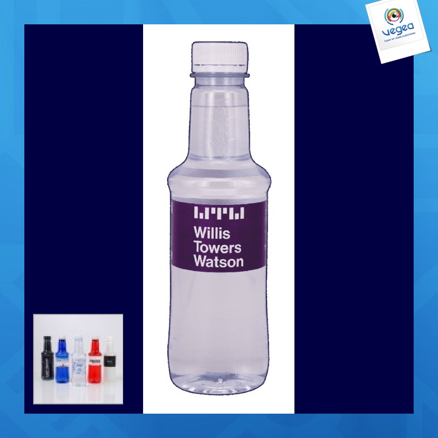 Bouteille d'eau avec logo 33cl design