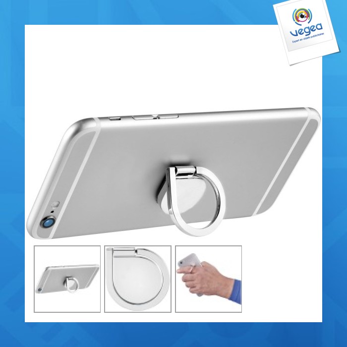 Support de téléphone personnalisé avec anneau en aluminium cell