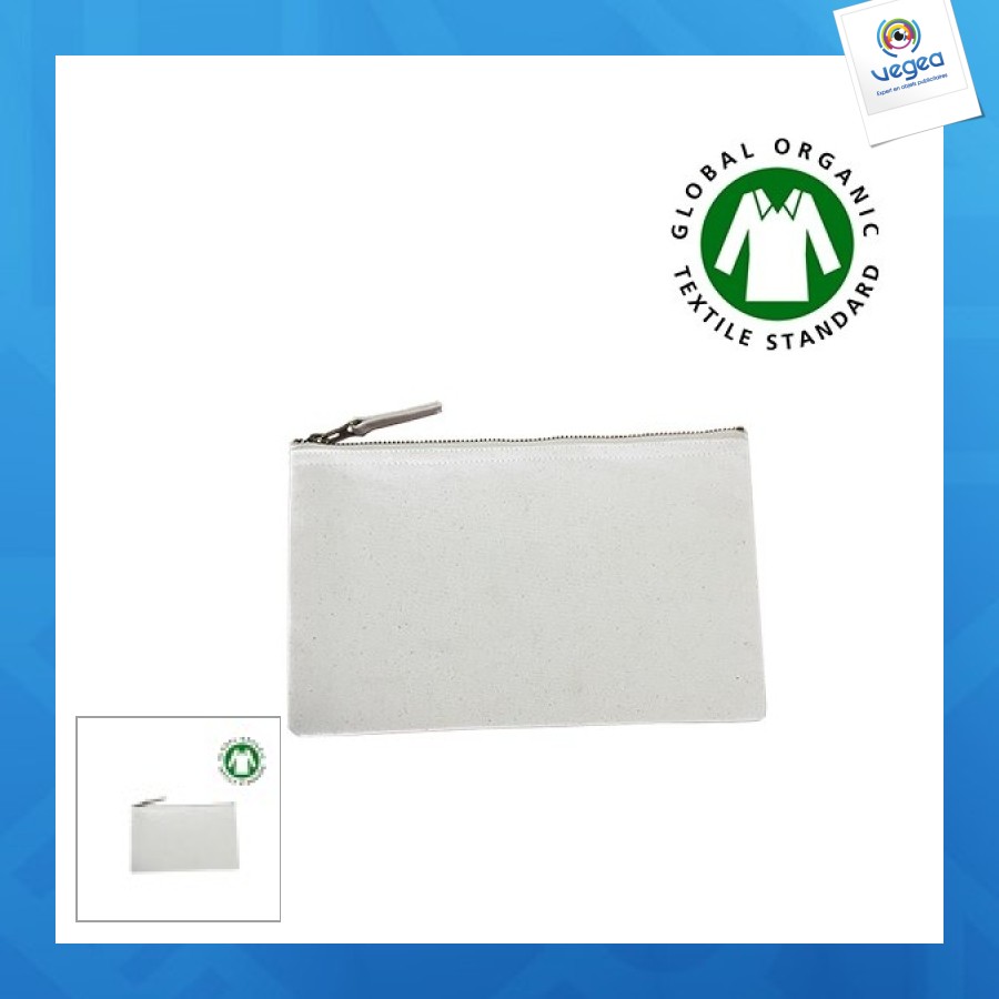Trousse coton bio 25x15cm express