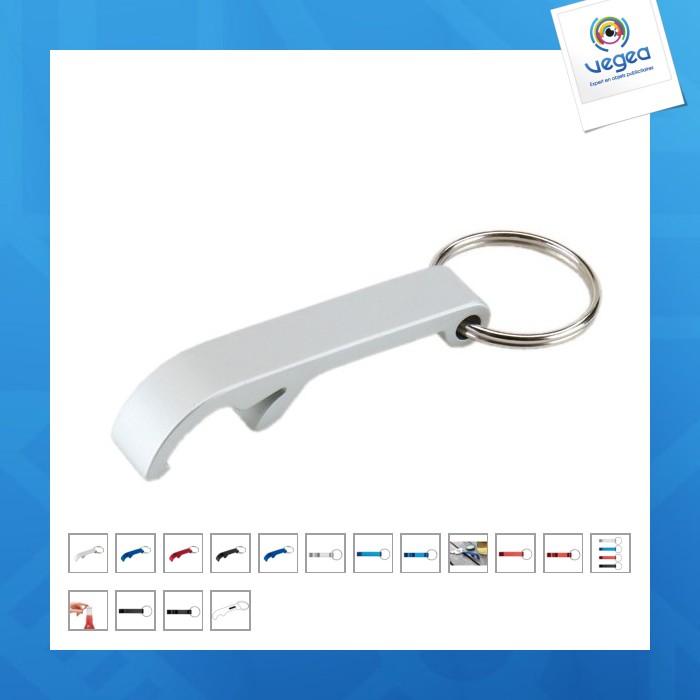 Décapsuleur personnalisable open avec porte-clés