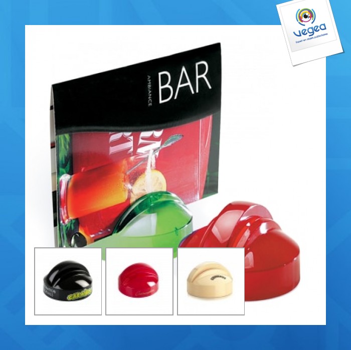 Porte-menu publicitaire gourmet