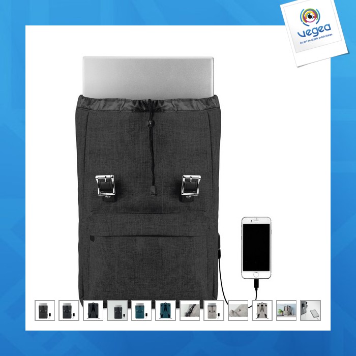 Sac à dos publicitaire en polyester 600d