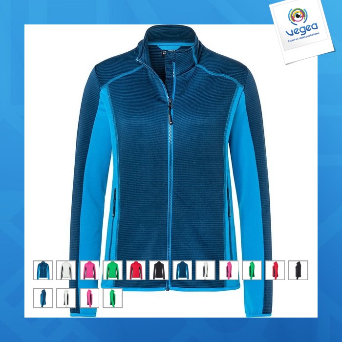 Veste polaire personnalisable femme - james nicholson
