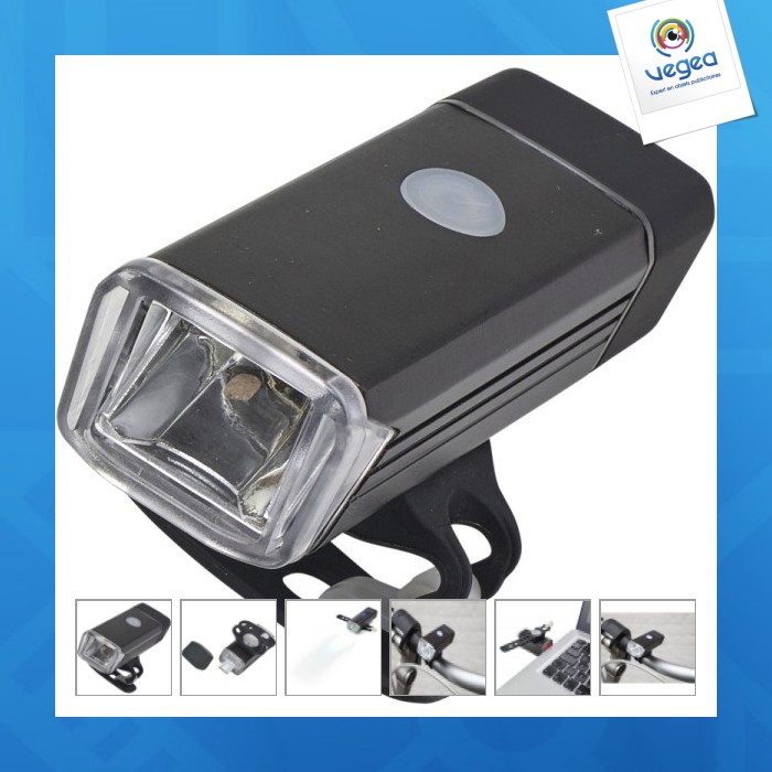 Lampe de vélo rechargeable
