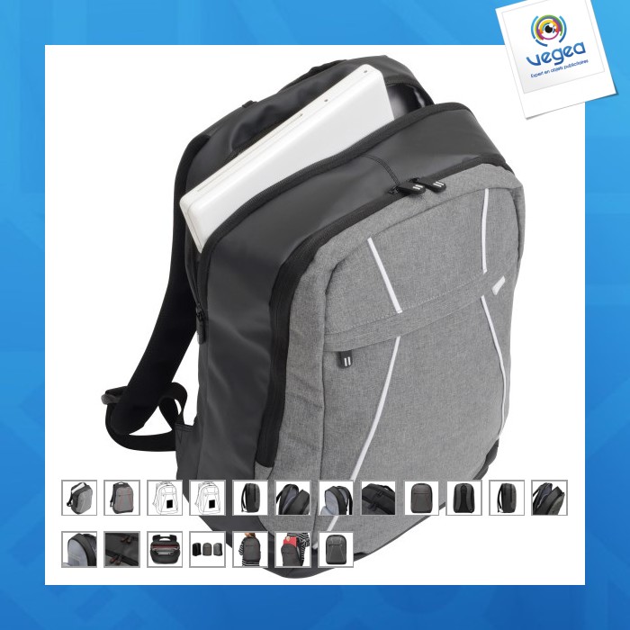 Sac à dos personnalisable ordinateur split