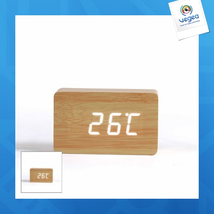 Horloge publicitaire digitale