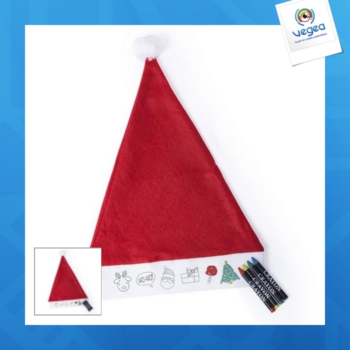 Bonnet papa promotionnel noël enfant