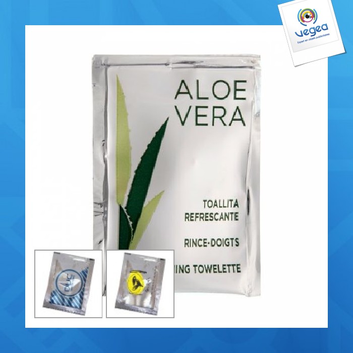 Rince-doigts promotionnel aloe vera
