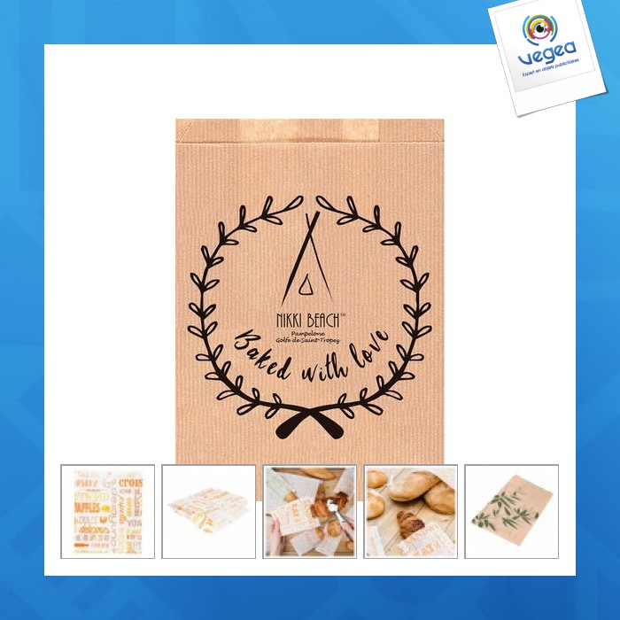 Sachet viennoiserie 12x14x5cm (le mille)