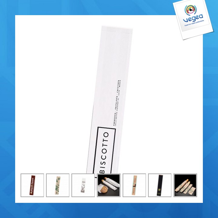 Sachet baguette personnalisé 9x54cm (le mille)