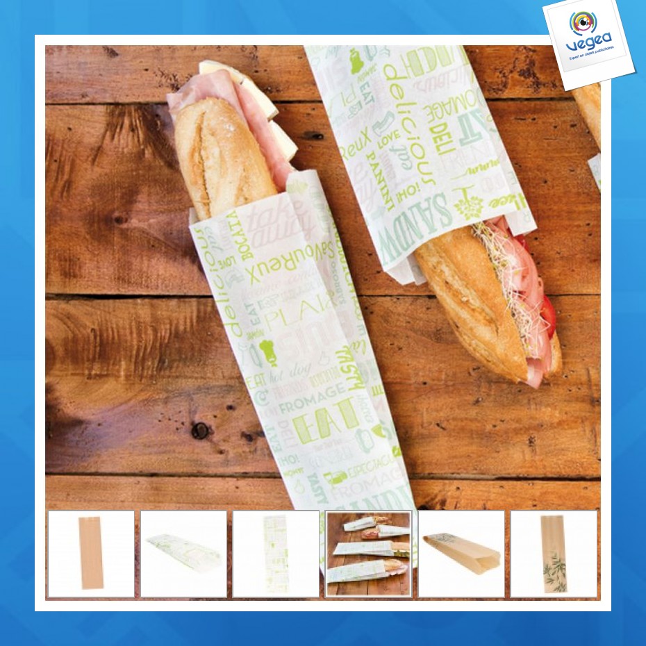 Sachet sandwich 9x30cm (le mille)