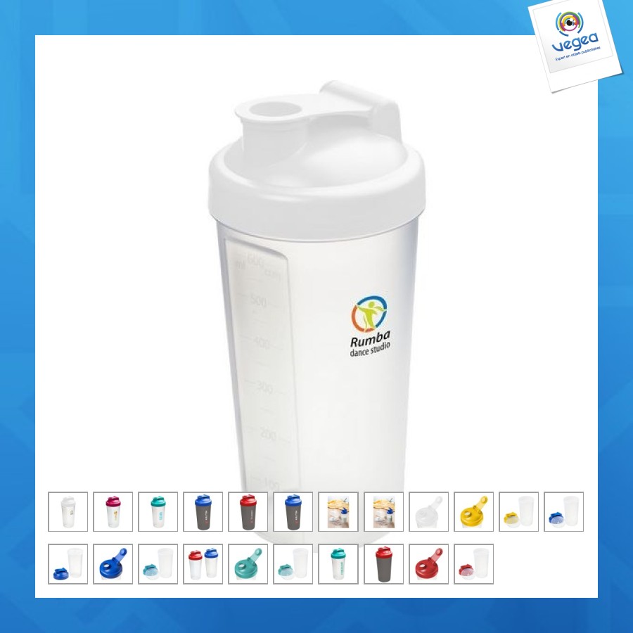 Shaker publicitaire proteïn 600 ml mug shaker