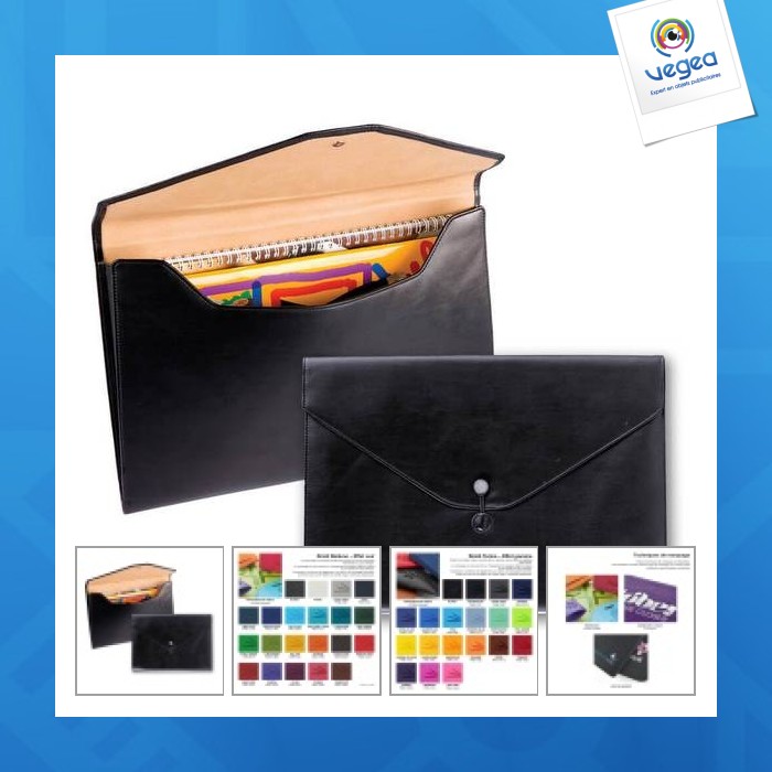 Pochette personnalisée a4 en pu