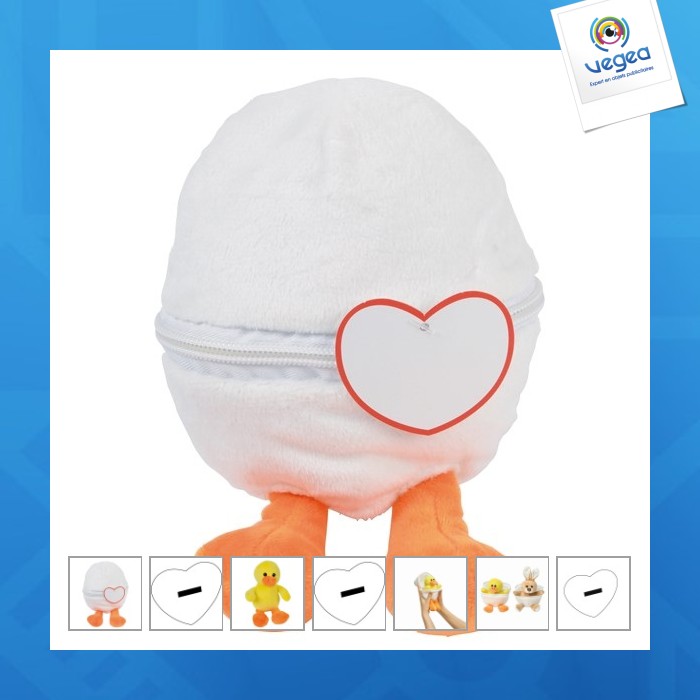 Canard en peluche leni