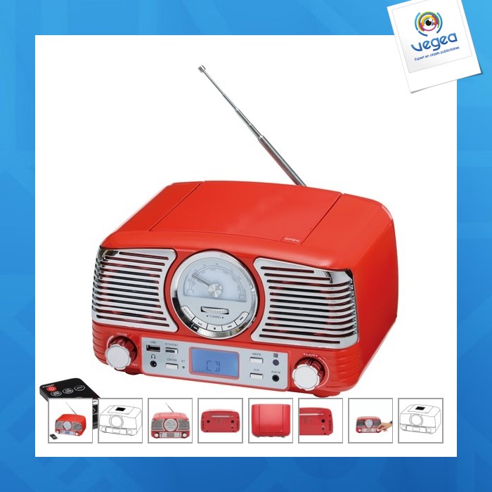 Enregistreur radio-cd diner