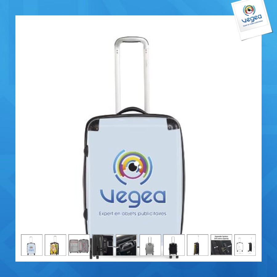 Valisette trolley avec logo 45x65x30cm
