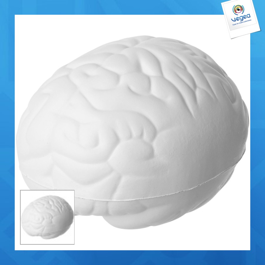 Anti-stress en forme de cerveau barrie