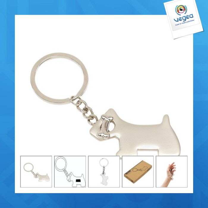 Porte-clés personnalisable dog