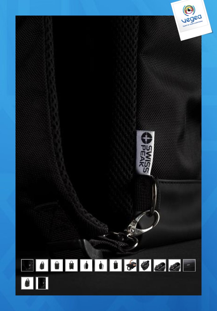 Sac à dos personnalisé ordinateur 2 en 1 swiss peak