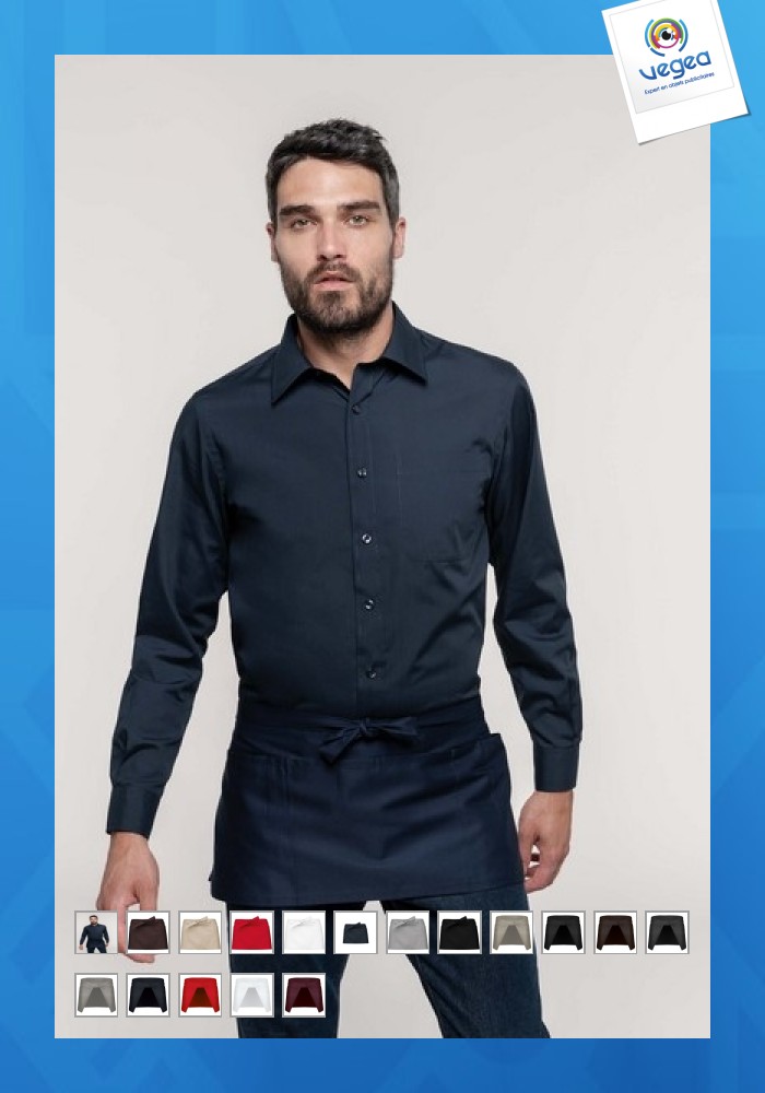 Tablier publicitaire polycoton court - kariban