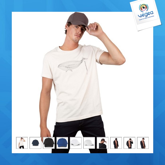 Casquette 5p en coton bio