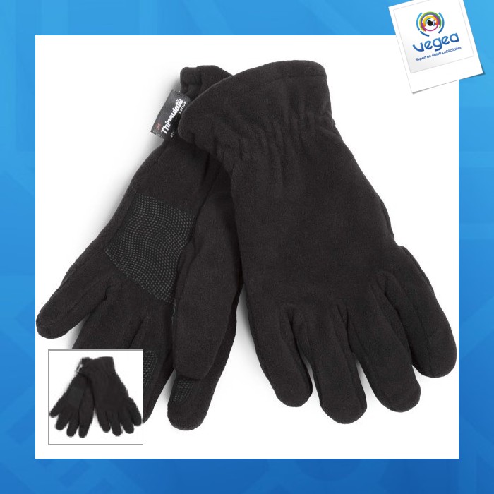 Gants personnalisables thinsulate en polaire - k-up