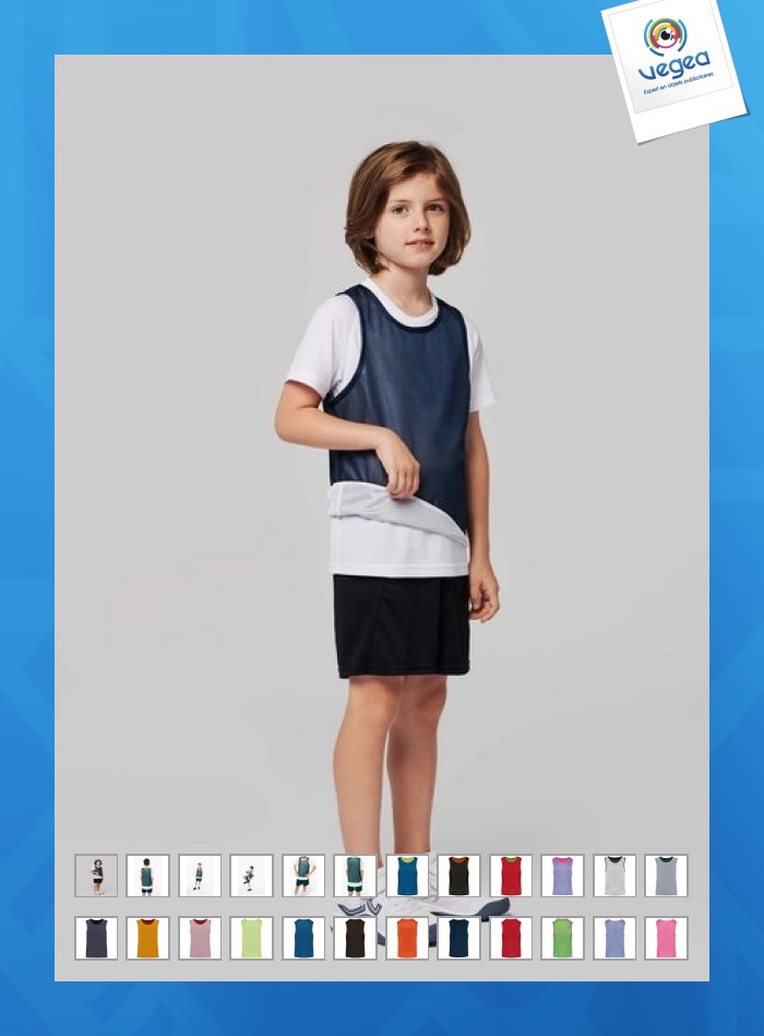 Chasuble réversible promotionnel multisports enfant - proact
