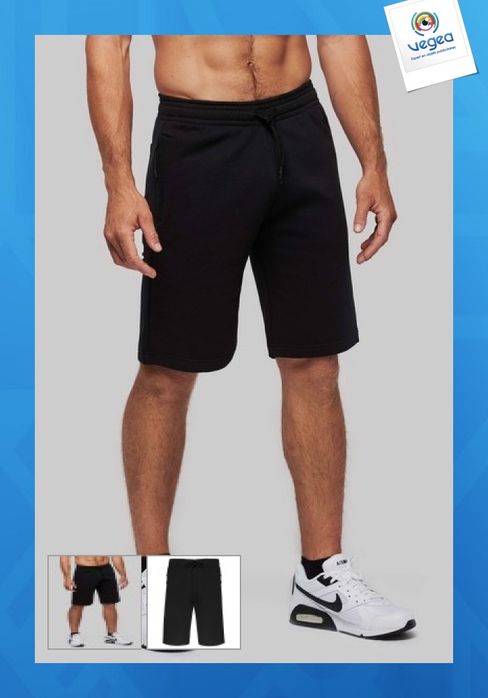 Bermuda personnalisable molleton multisports adulte - proact