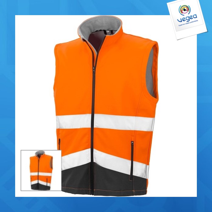 Gilet softshell high viz - result